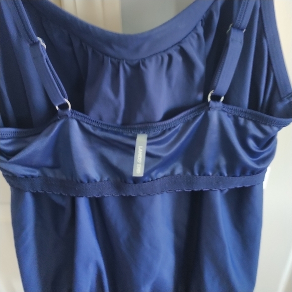 Lands' End Navy Two Piece Tankini Bathing Suit 12 - Picture 8 of 11